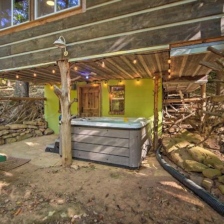 The Treehouse Cabin Creekside Home With Hot Tub! Summerville ภายนอก รูปภาพ