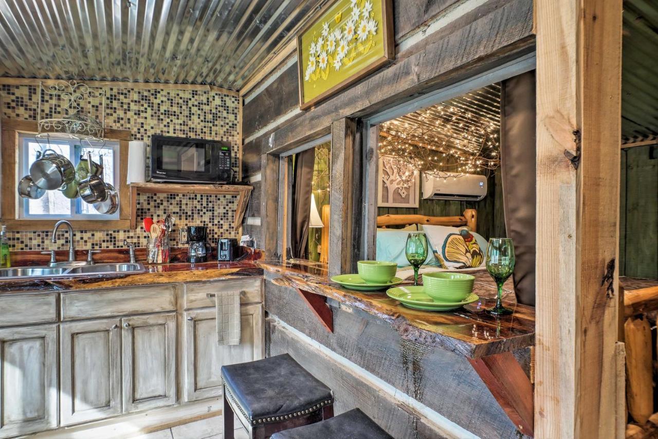 The Treehouse Cabin Creekside Home With Hot Tub! Summerville ภายนอก รูปภาพ